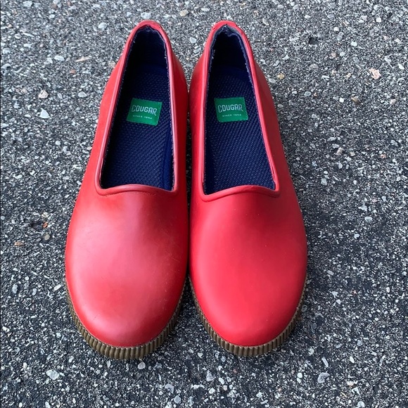 red waterproof loafers - Picture 1 of 3